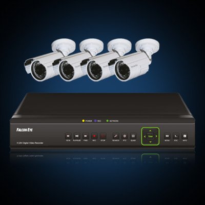 Комплект видеонаблюдения falcon eye fe 104d kit: принцип работы и недостатки устройства