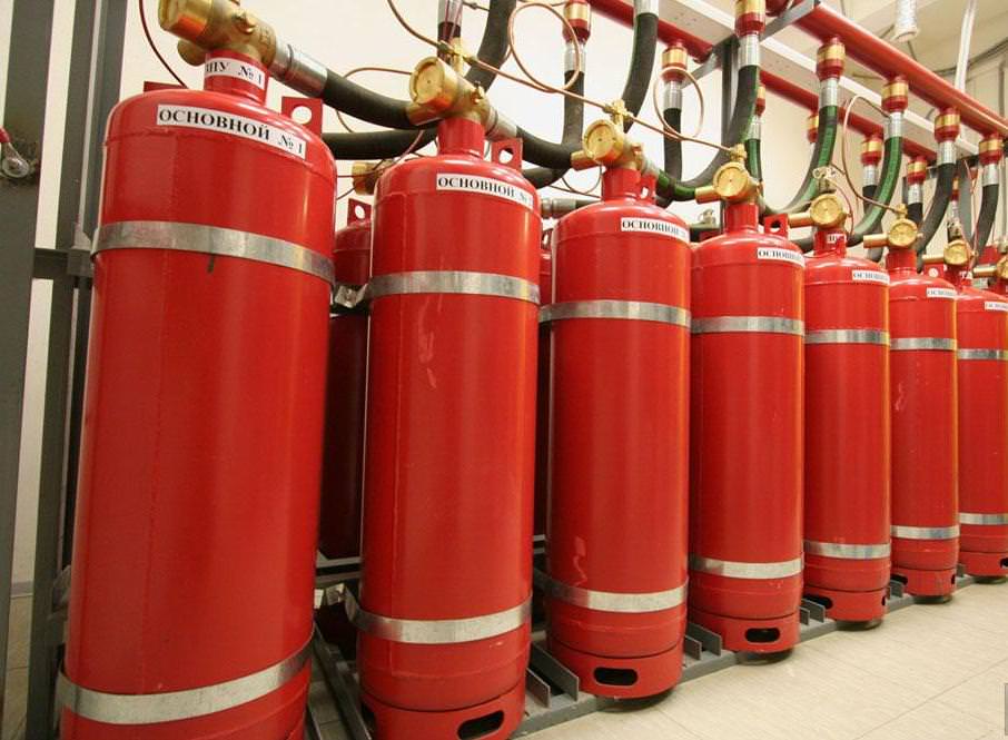 Монтаж и обслуживание системы газового пожаротушения